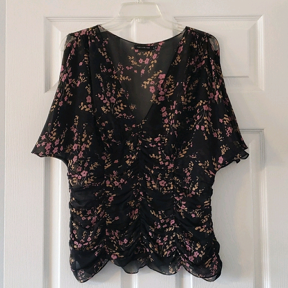 The Limited Ruched Blouse